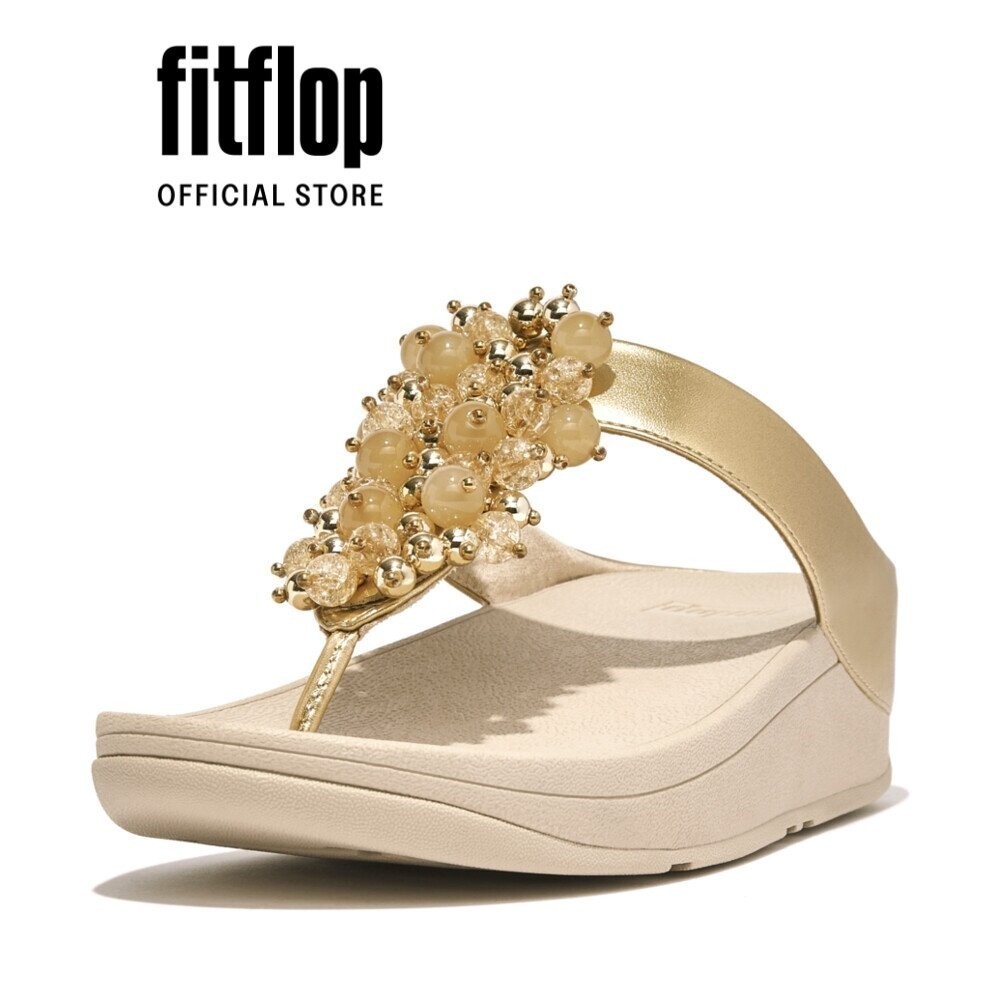 Dép Xỏ Ngón Nữ FitFlop FINO - Platino - FOF - HI9-675