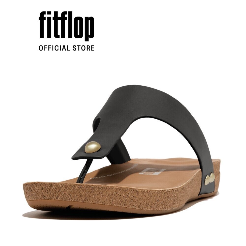Dép Xỏ Ngón Nữ FitFlop IQUSHION - Black - FL89 - HE9-001