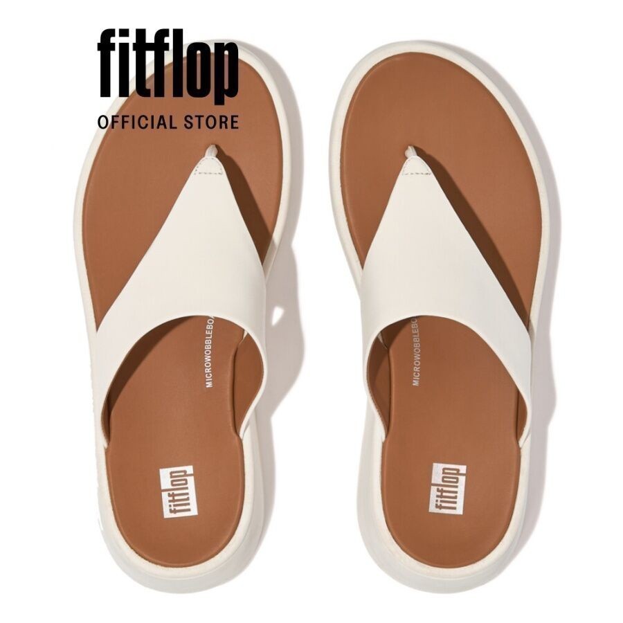 Dép Xỏ Ngón Nữ FitFlop F-MODE - Cream - FL10 - FW4-477