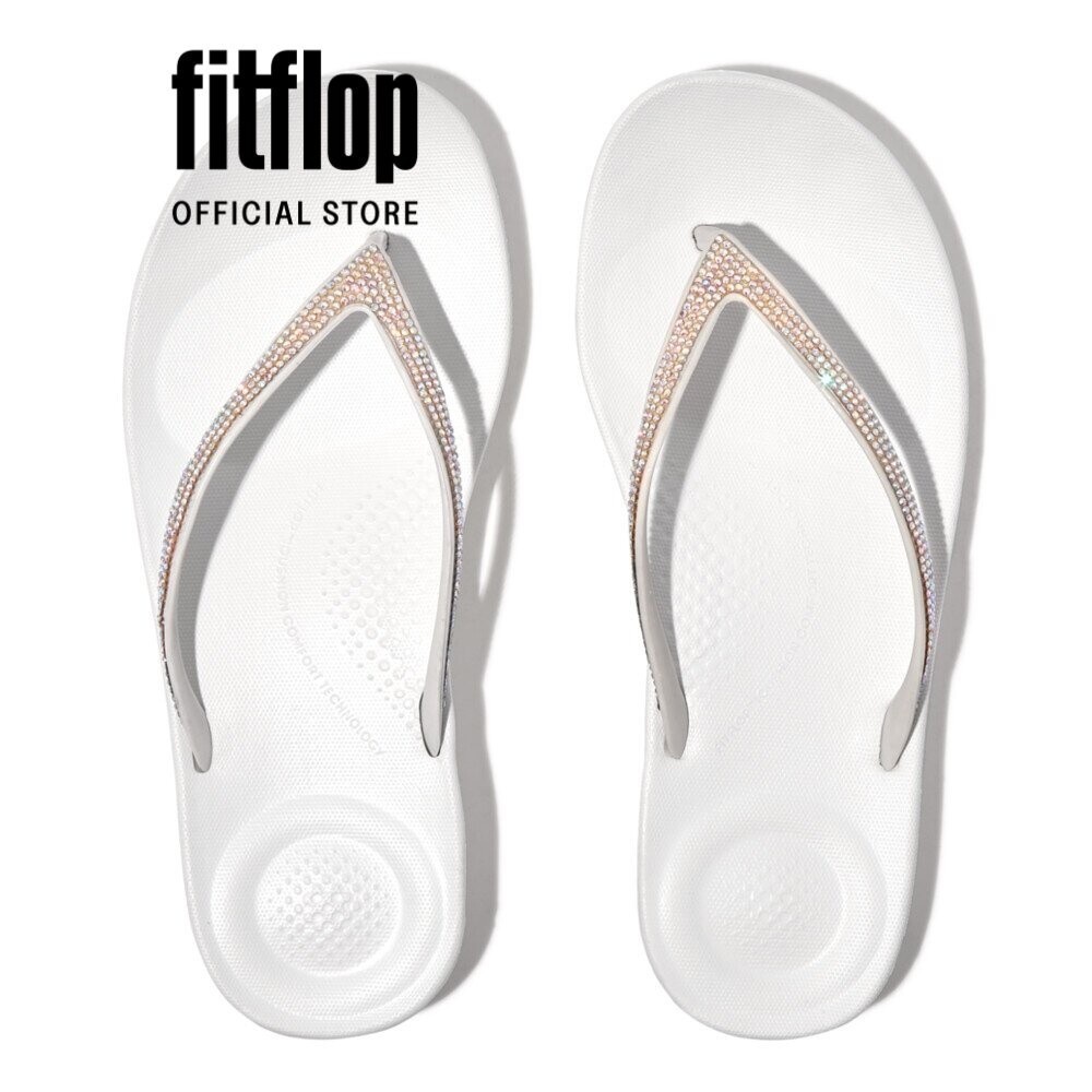 Dép Xỏ Ngón Nữ FitFlop IQUSHION - Urban White - FOT - R08-194