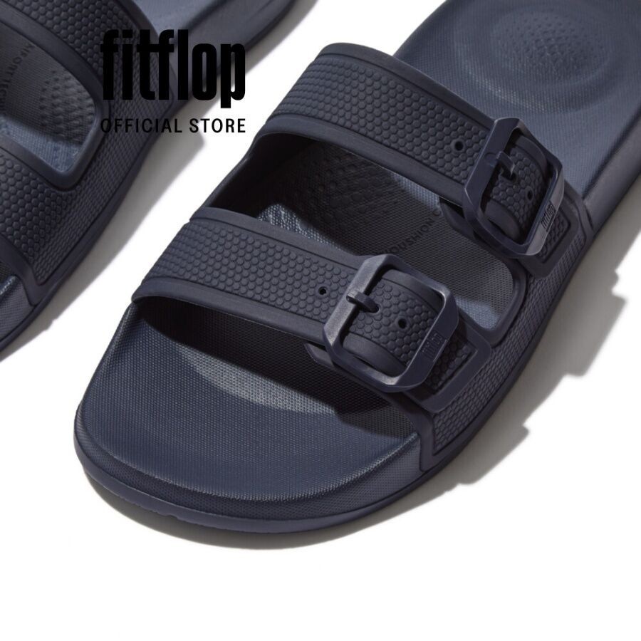 Dép Quai Ngang Nữ FitFlop IQUSHION - Midnight Navy - FOF - FD2-399