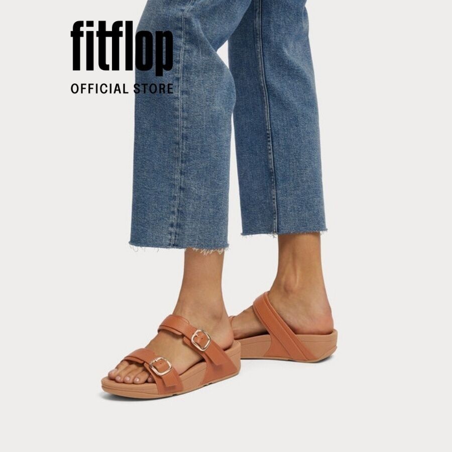 Dép Quai Ngang Nữ FitFlop LULU - Light Tan - FOT - ES7-592