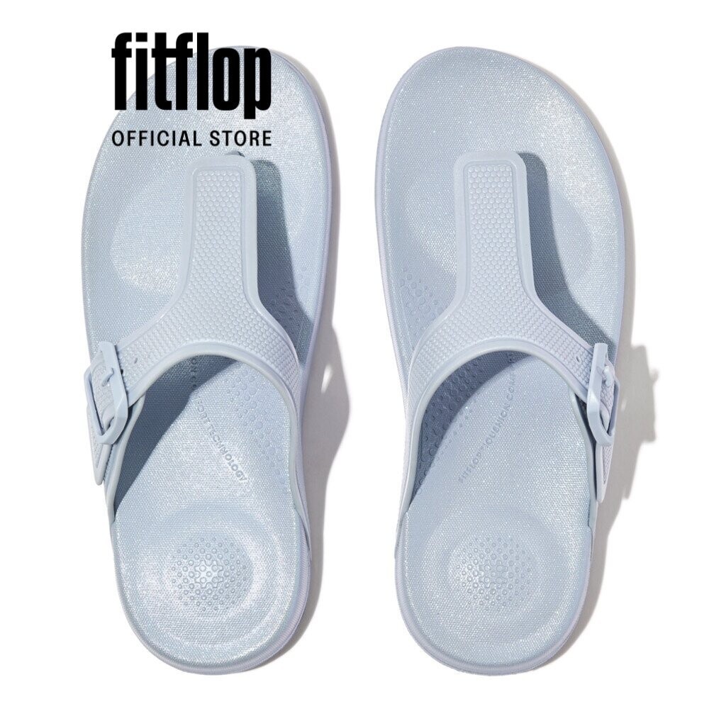 Dép Xỏ Ngón Nữ FitFlop IQUSHION - Pearlized Skywash Blue - FL49 - HI2-B05