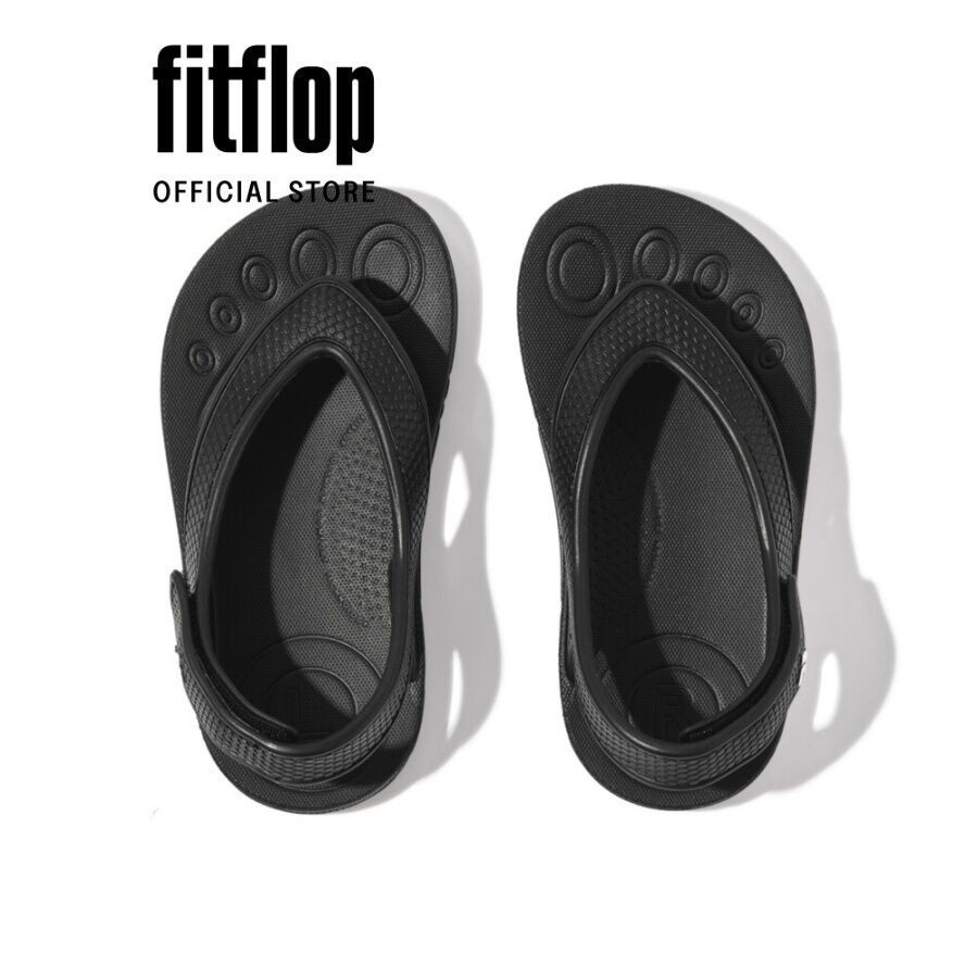 Dép Xỏ Ngón Trẻ Em FitFlop IQUSHION - Black - FOF - FP6-001
