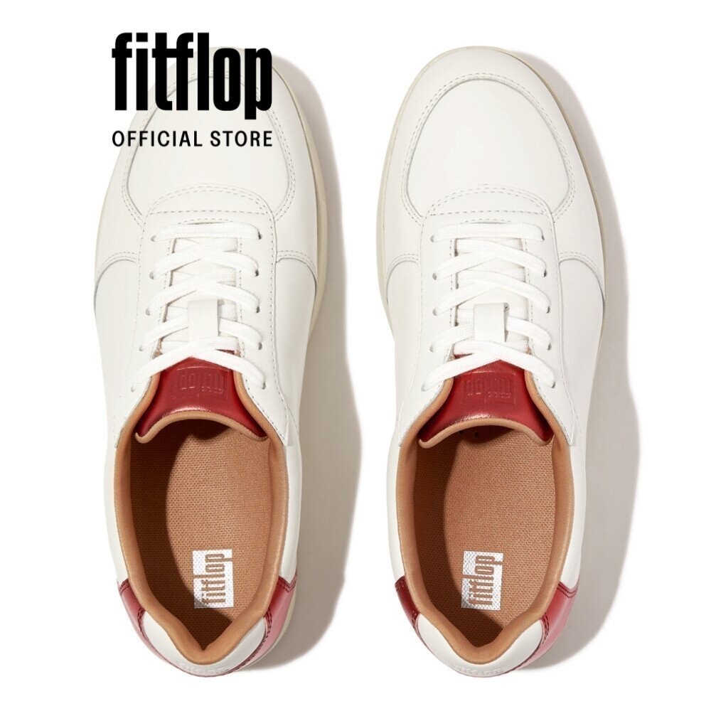 Giày Thể Thao Cổ Ngắn Nữ FitFlop RALLY - Urban White/MetallRed - FL10 - HI6-B17