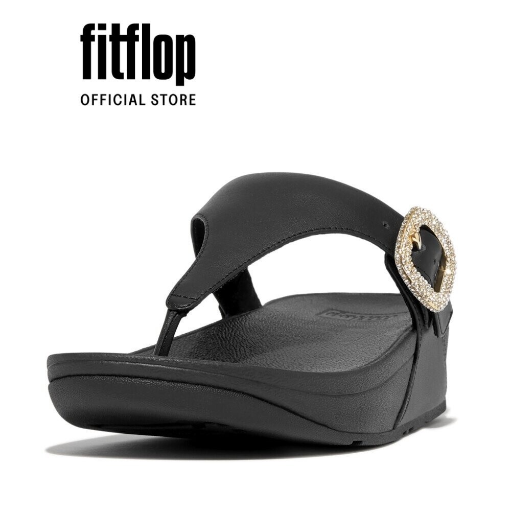 Dép Xỏ Ngón Nữ FitFlop LULU - Black - FOF - HN9-001