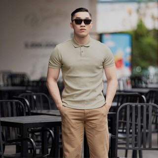 Áo Polo Nam ICONDENIM Trơn ICONDENIM, vải thun cá sấu, thấm hút mồ hôi, chống nhăn, form regular PLID0144
