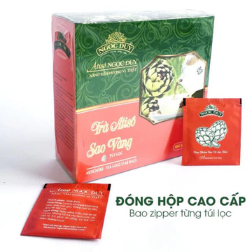 MUA 15 TẶNG 1 Trà Atiso Ngọc Duy, trà túi lọc màu đỏ, đặc sản Đà lạt, giải nhiệt, mát gan