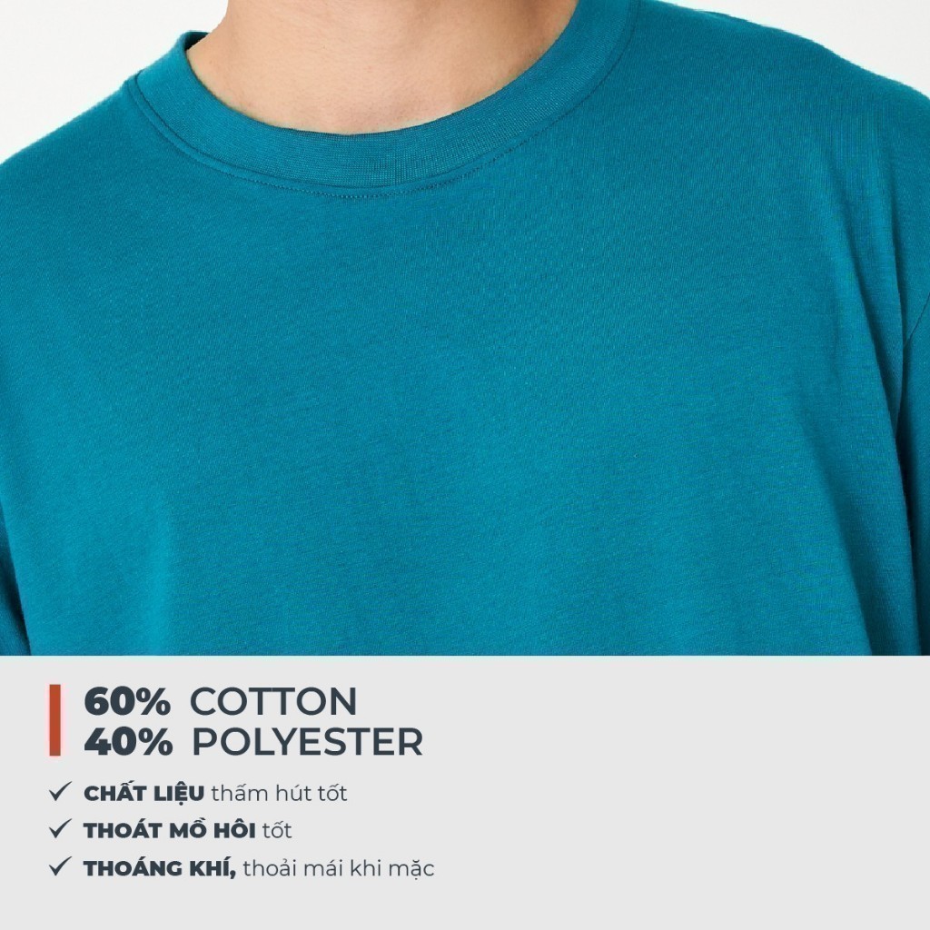 Ảnh Áo phông nam CANIFA chấT cotton tay cộc phom regular 8TS23A004 1