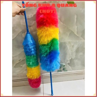 CHỔI PHỦI BỤI SẮC MÀU,  Chổi Quét Phủi Bụi Cầu Vồng - CHOIQUETBUI78