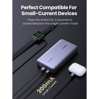 Pin sạc dự phòng Ugreen 20000mAh/25000mAh | Cổng sạc nhanh USB-C 145W/100W | 3 cổng | BH 18 tháng 1 đổi 1