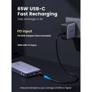 Pin sạc dự phòng Ugreen 20000mAh/25000mAh | Cổng sạc nhanh USB-C 145W/100W | 3 cổng | BH 18 tháng 1 đổi 1
