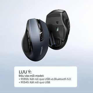 Chuột không dây 2.4G Ugreen MU006 Chuột Ergonomic 4000 DPI | 6 Nút Tắt Tiếng | Bảo Hành 18 tháng 1 đổi 1 | 90545 90855
