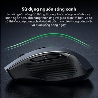 Chuột không dây 2.4G Ugreen MU006 Chuột Ergonomic 4000 DPI | 6 Nút Tắt Tiếng | Bảo Hành 18 tháng 1 đổi 1 | 90545 90855