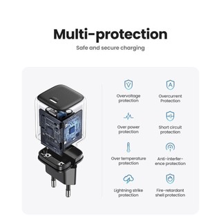 Củ sạc nhanh UGREEN 20W CD318| PD USB C| Sạc nhanh PD3.0 QC3.0 | Công nghệ GaN | Bảo hành 18 tháng 1 đổi 1| 15328 90902