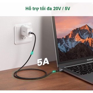 Cáp sạc Type C to Type C Ugreen US316 US334 PD100W - QC 4.0 | Tốc độ truyền 480Mbps | Bảo Hành 18 tháng 1 đổi 1 | 70427
