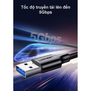 Cáp sạc USB A sang Type C Ugreen US184 Sạc nhanh dòng 3A | Tốc độ truyền lên đến 5Gbps | Bảo Hành 1 đổi 1 18 Tháng |