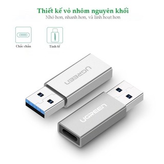 Đầu chuyển đổi USB-C sang USB 3.0 UGREEN US204 US276|Hỗ trợ tốc độ 200MB/s | Kích thước gọn nhẹ|Bảo Hành18 Tháng 1 Đổi 1