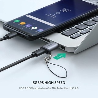 Đầu chuyển đổi USB-C sang USB 3.0 UGREEN US204 US276|Hỗ trợ tốc độ 200MB/s | Kích thước gọn nhẹ|Bảo Hành18 Tháng 1 Đổi 1