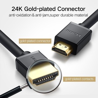 Cáp HDMI 2.0 tốc độ cao Ugreen HD104 Dùng cho Xiaomi Mi Box PS4 Bộ Chia HDMI Cáp Chuyển Đổi HDM | BH 18 tháng 1 đổi 1