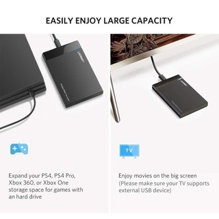 Hộp đựng ổ cứng 2.5 inch SSD, HDD SATA UGREEN US221 6TB Tốc độ truyền tải cao | Thiết kế sang trọng BH 18 Tháng 1 Đổi 1