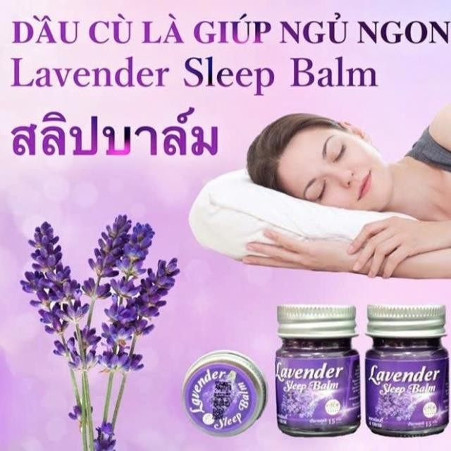 Dầu cù là ngủ Lavender Sleep Balm ngủ ngon, sâu giấc  Lavender OTOP - 15g