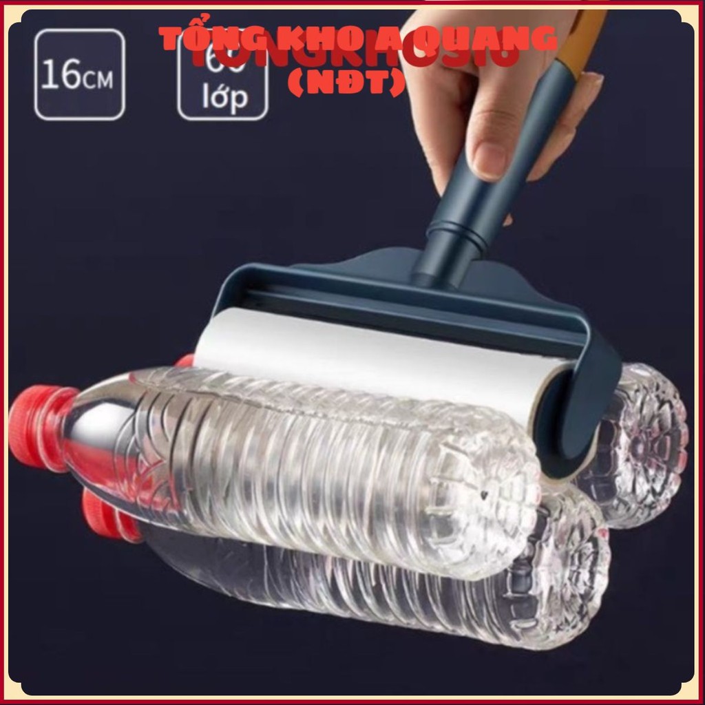 Cây Lăn Bụi Làm Sạch Quần Áo, Chăn Ga, Đệm Sofa, Thanh Lăn Lông Chó Mèo- Lõi Lăn Bụi Dự Phòng 60 Lớp Cao Cấp