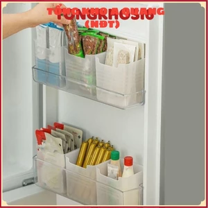 HỘP ĐỰNG ĐỒ TỦ LẠNH - Hộp Nhựa (Q12) Đựng Thực Phẩm, Đồ Ăn, Rau Củ Để Cánh Cửa Tủ Lạnh Đa Năng Tiện Lợi