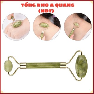 Đá Lăn Mặt Massage 2 Đầu,  Thanh Đá Lăn Massage Mặt, Mắt, Cổ 2 Đầu - Cây Lăn Massage Mặt Đá Tự Nhiên