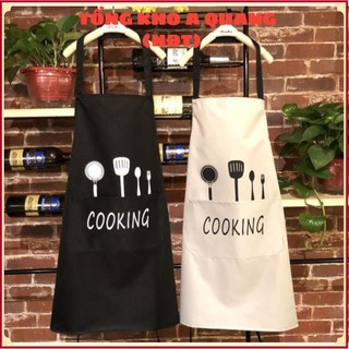 Tạp Dề Cao Cấp Chống Thấm Nước, Chống Bám Bẩn Hiệu Quả,  Tạp Dề Nấu Ăn Chống Thấm Nước Chống Dầu Phong Cách Phương Tây