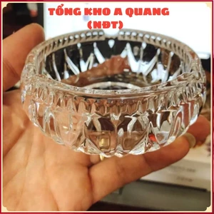 GẠT TÀN THUỶ TINH TRÒN TRẮNG, Gạt tàn nhiều mẫu sử dụng an toàn cho gia đình nhà hàng cực kỳ sang trọng - MA:GACTAN2790