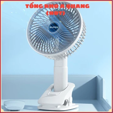 Quạt Kẹp Đa Năng Để Bàn SUPER 3IN1 Kẹp Bàn- Kẹp Điện Thoại Hoặc Gắn Bàn Quạt Cầm Tay Nhỏ Gọn Tiện Dụng, Quạt Mini Để Bàn