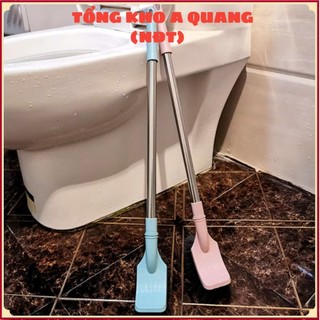 CỌ VỆ SINH ĐẦU TRÒN,  ĐẦU VUONG,  Cọ Toilet Cán Kim Loại Đầu Tròn Vệ Sinh Bồn Cầu 50CM Chắc Chắn - MA:COVESINH65