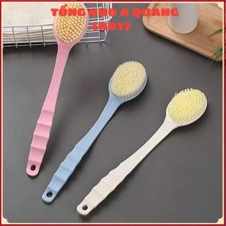 BÀN CHẢI KÌ LƯNG, Bàn Chải Cọ Lưng Nhật Bản Cán Dài, Cây Cọ Lưng Bông Mài Mại Tẩy Da Chết Không Tổn Thương Da - BANCHAI3