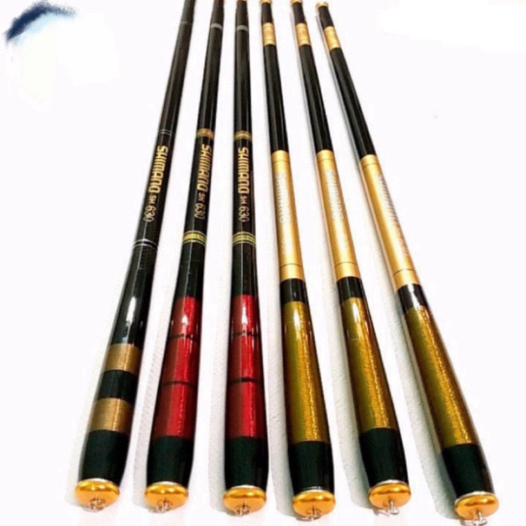 cần câu tay dài 6m3 _ 5H tải cá 1 đến 9kg tặng 100m cước câu + chì + khoá linh + lưỡi câu và phao