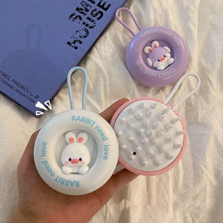 Lược Gội Đầu Bằng Silicon Nhiều Màu Sắc Họa Tiết Hoạt Hình Dễ Thương 🌸🌸🌸