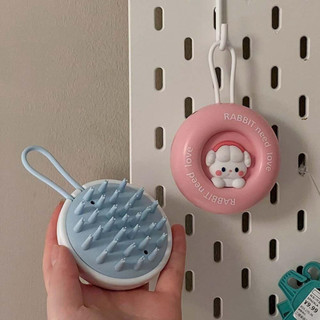 Lược Gội Đầu Bằng Silicon Nhiều Màu Sắc Họa Tiết Hoạt Hình Dễ Thương 🌸🌸🌸