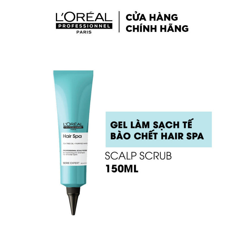 Gel làm sạch tế bào chết cho da đầu chuyên nghiệp L'ORÉAL PROFESSIONNEL Hair Spa Professional Scalp Scrub