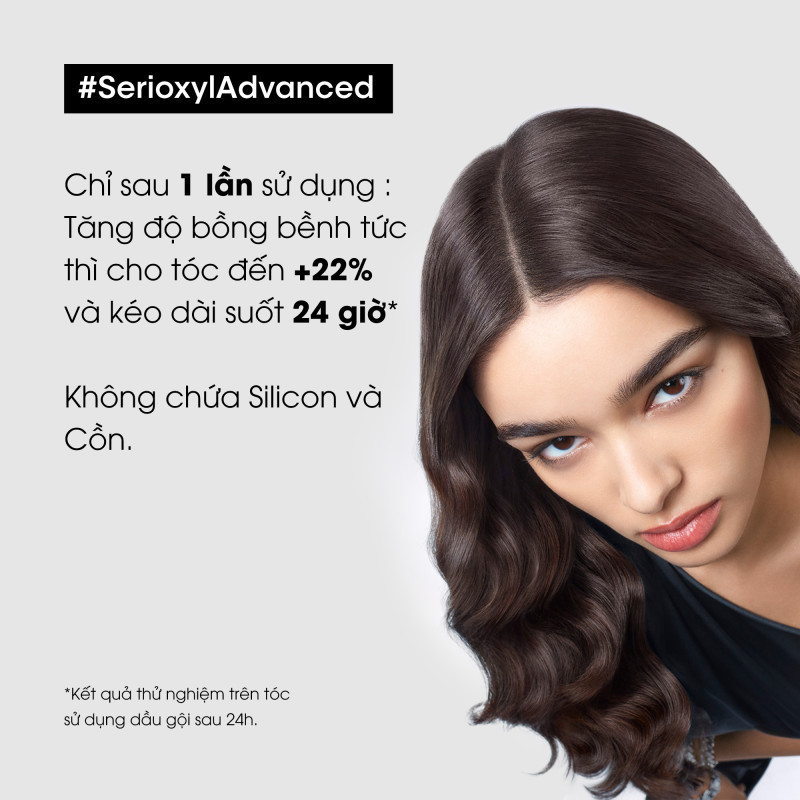 [GIFT] Dầu gội làm sạch tóc & giúp tóc trông dày hơn L'Oréal Professionnel Serioxyl Advanced 100ml