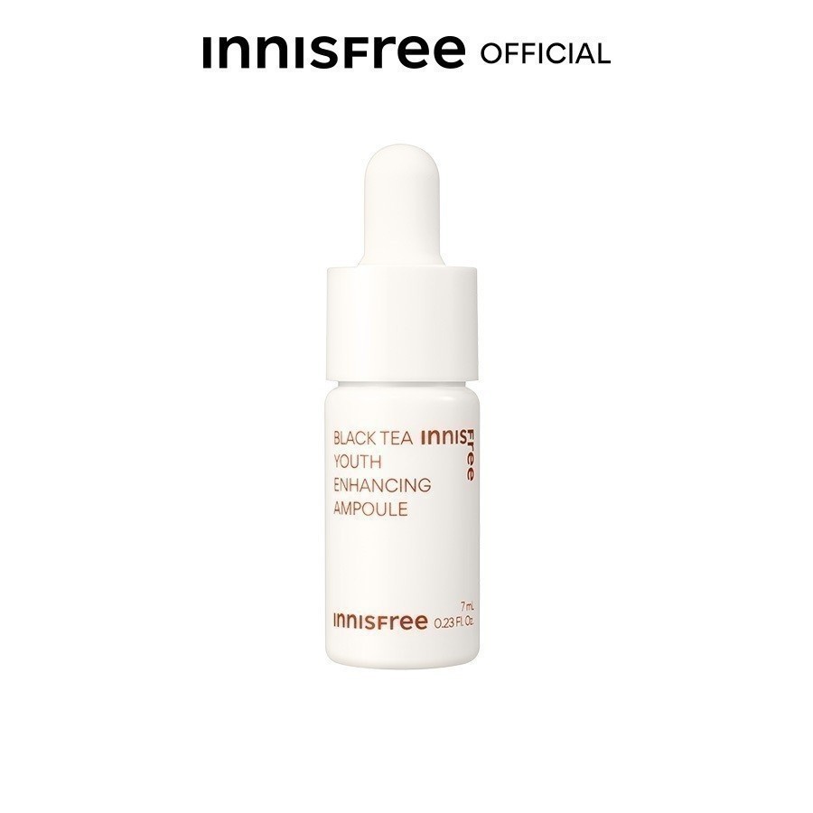 (Quà tặng không bán) Tinh chất phục hồi da và chống lão hóa trà đen innisfree Black Tea Youth Ampoule 7mL (New 2023)