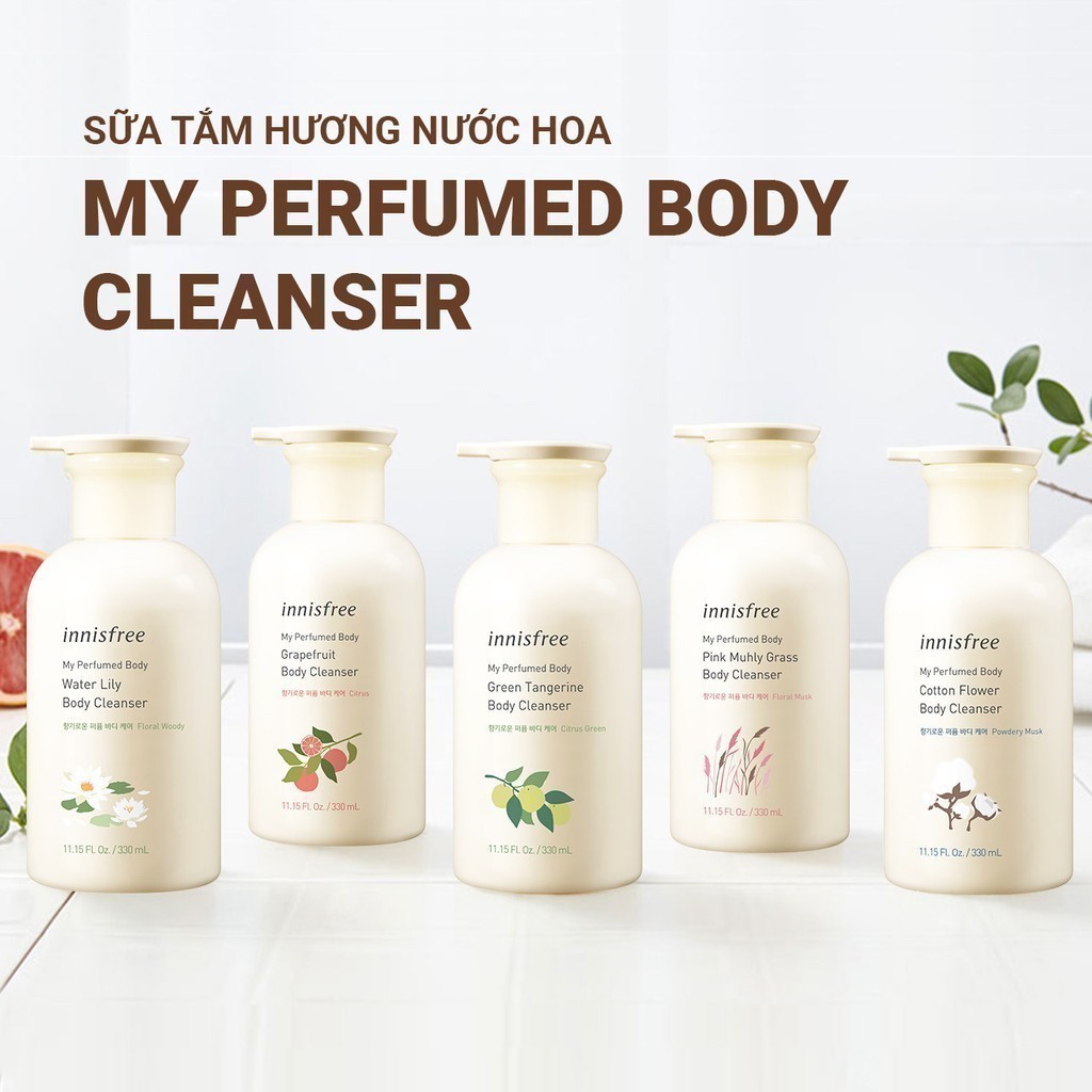 Ảnh Sữa tắm hương nước hoa innisfree My Perfumed Body Cleanser 330ml 3