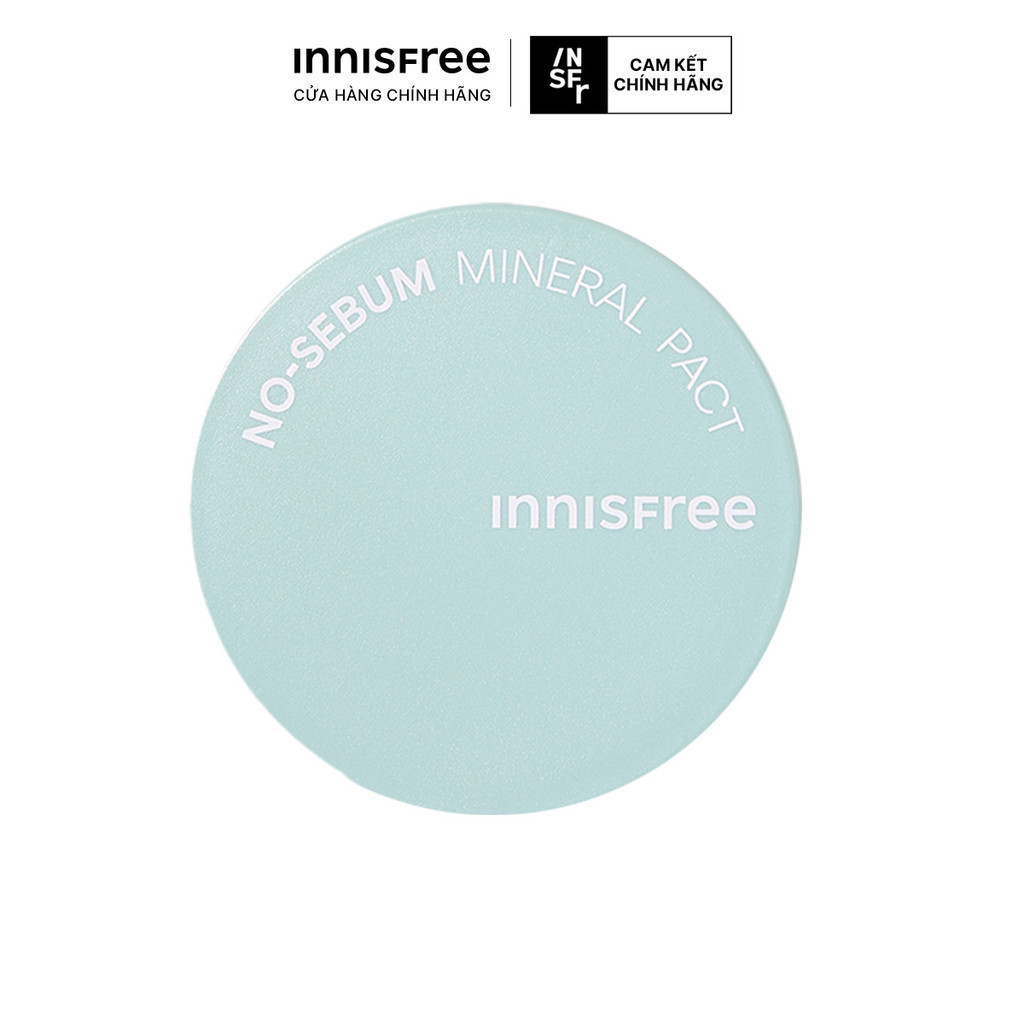 Ảnh Phấn phủ kiềm dầu dạng nén innisfree No Sebum Mineral Pact 8.5g 1