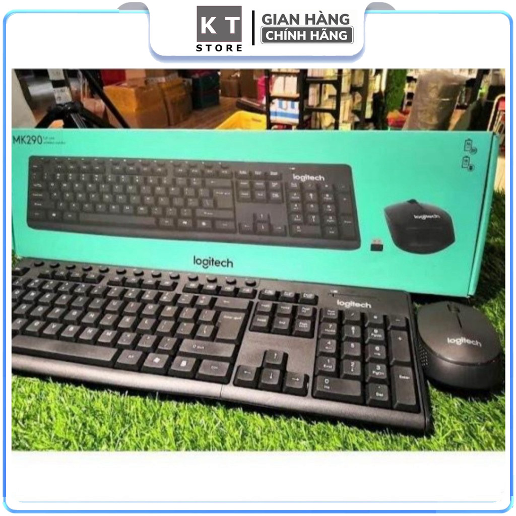 Combo Bàn Phím Và Chuột không dây Logitech MK290 - Chống Ồn - Nhanh ...