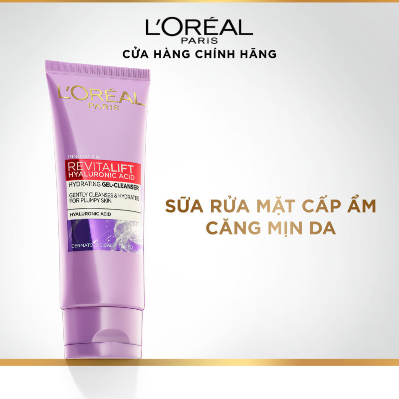 Ảnh Sữa rửa mặt cấp ẩm L'Oreal Paris Revitalift Hyaluronic Acid 100ml 1