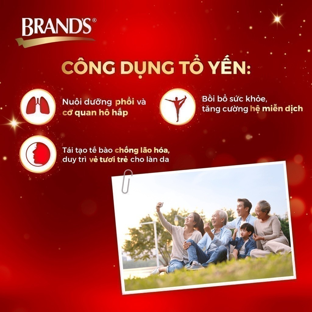 Ảnh Combo 2 Nước yến thật BRAND'S Đường Phèn (42 ml x 12 lọ) 2