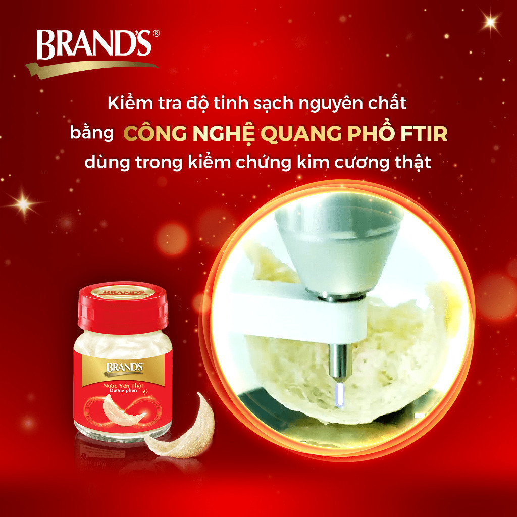 Ảnh Combo 2 Nước yến thật BRAND'S Đường Phèn (70 ml x 6 lọ) 4