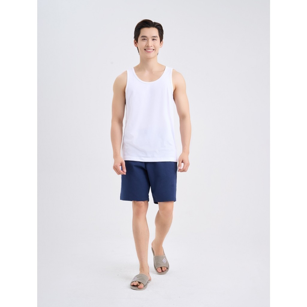 Ảnh Combo 2 áo mặc nhà nam CANIFA cổ tròn sát nách 8LA25A003 4