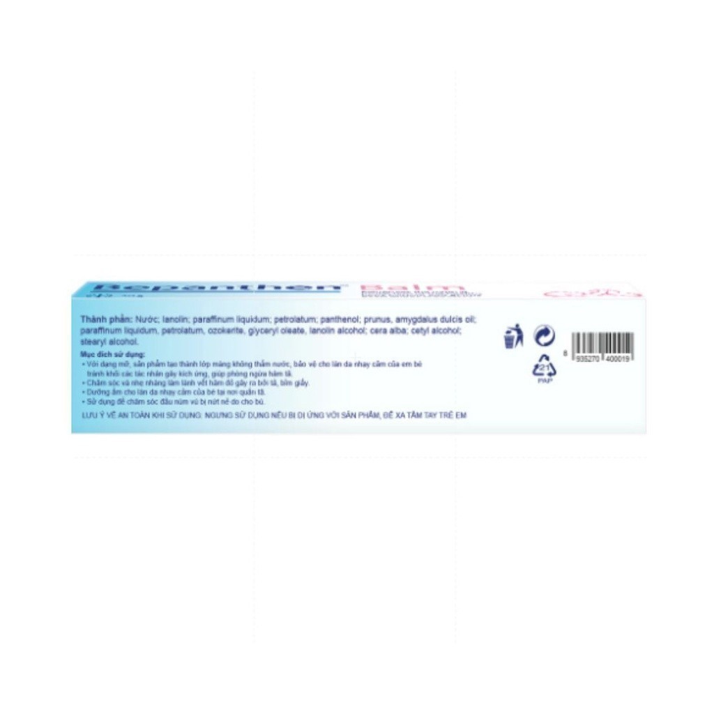 Ảnh Bộ 4 tuýp kem chống hăm Bepanthen Balm dạng kem mỡ 30g/tuýp 4