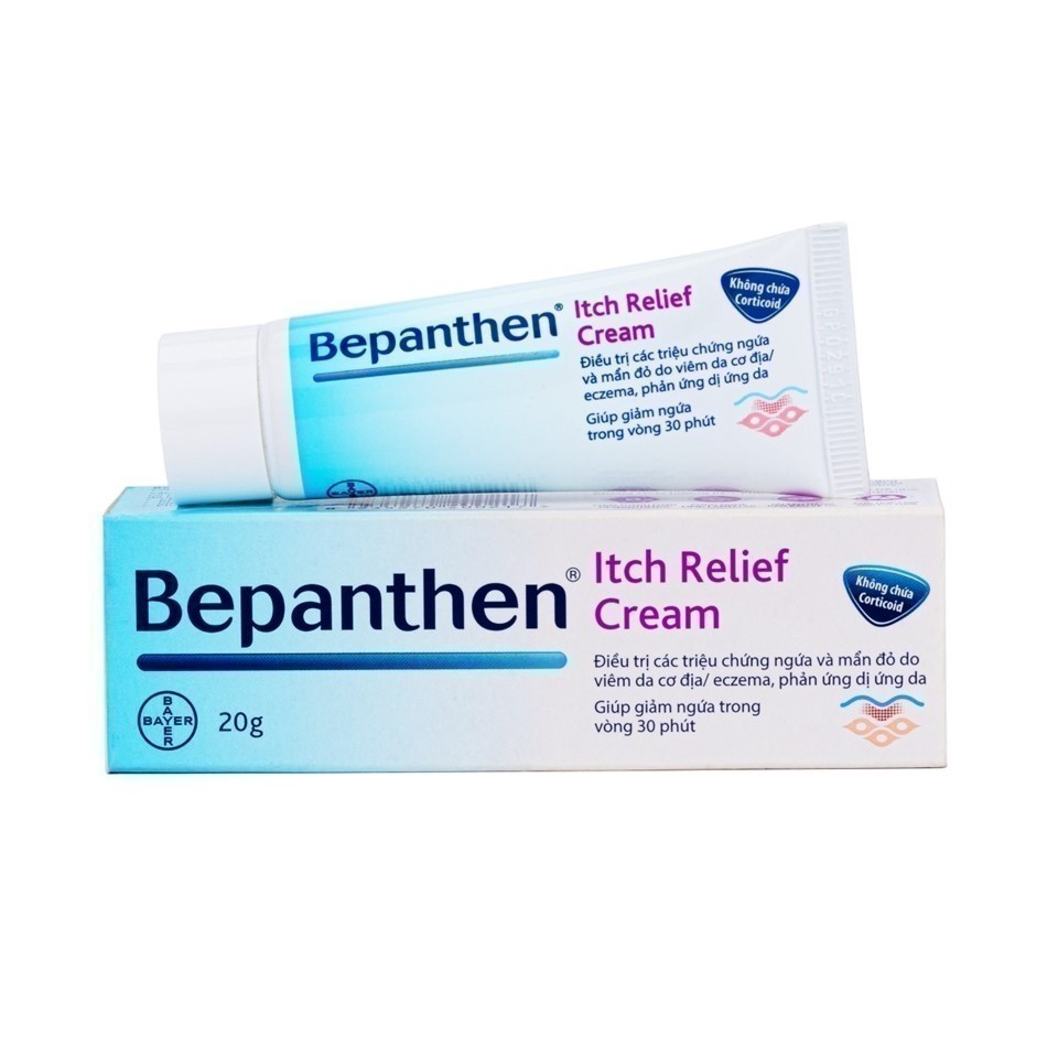 Ảnh Combo 3 Kem Giảm Ngứa BEPANTHEN Itch Relief Cream 20G x3 Giảm Ngứa Nhanh Trong 30 Phút 2
