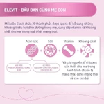 Bộ 3 Thực phẩm bảo vệ sức khỏe Elevit bổ sung Acid Folic, Sắt, Canxi, Các Vitamin và Các khoáng chất (30 Viên/Hộp) — ảnh 7